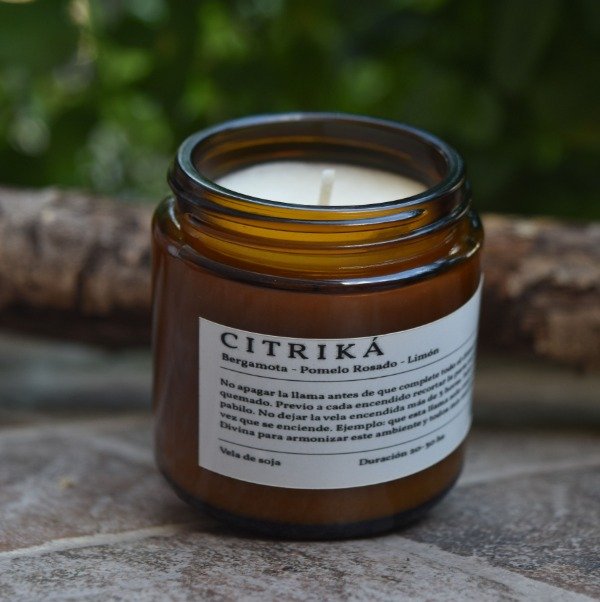 Producto - Vela de Soja Ámbar