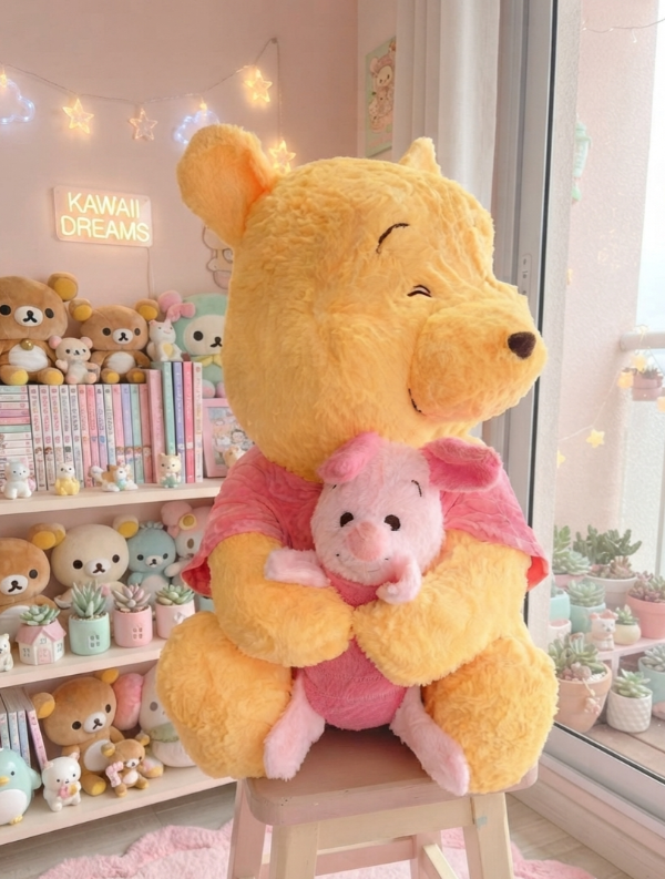 Producto - Peluche Gigante Winnie Pooh y Piglet
