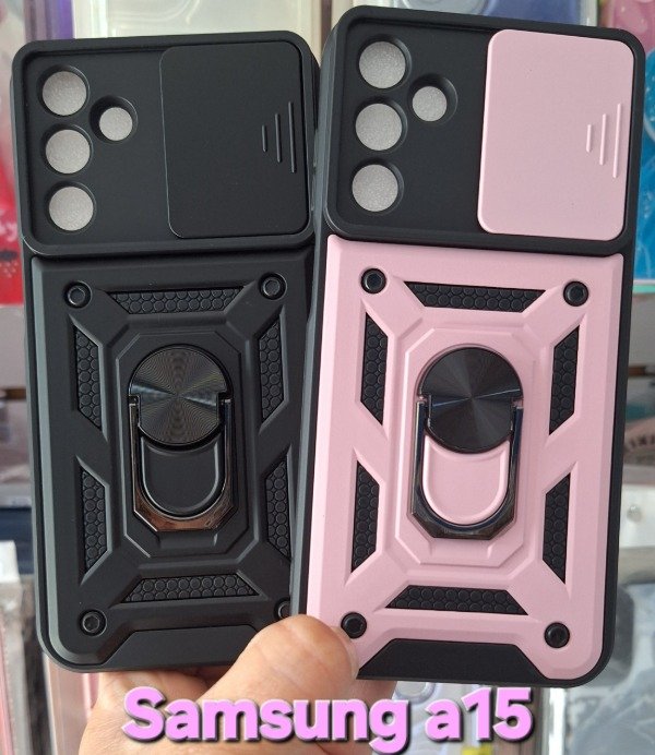 Producto - Fundas armor con cubre cámara. Samsung a15