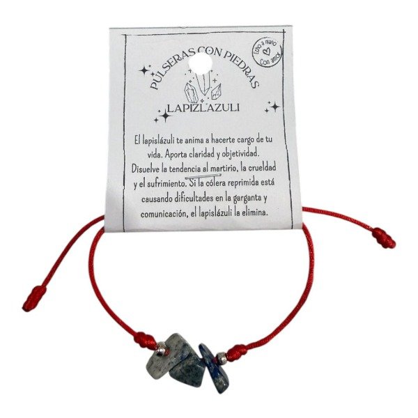 Producto - PULSERA HILO ROJO CON LAPIZLAZULI