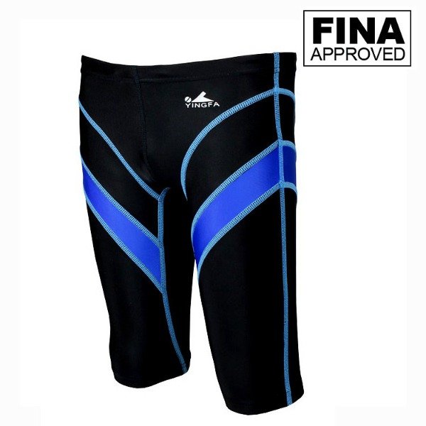 Producto - Jammer de Competición Combinado Negro/Azul Niño/Hombre FINA - 3