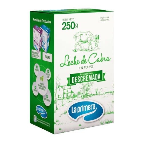 Producto - LECHE DE CABRA DESCREMADO X 250 G POLVO (LA PRIMERA) SIN TACC