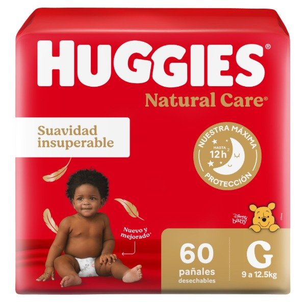 Producto - Pañales Huggies Natural Care G60