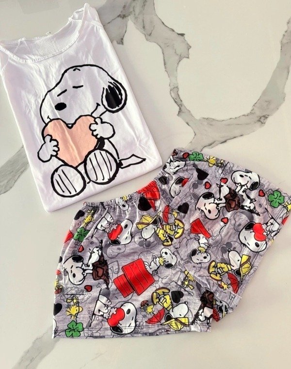 Producto - Pijama Snoopy Gris