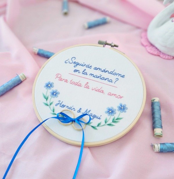 Producto - Bordado Porta Alianzas