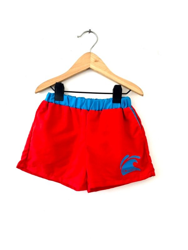 Producto - Short de Baño Olas - Rojo