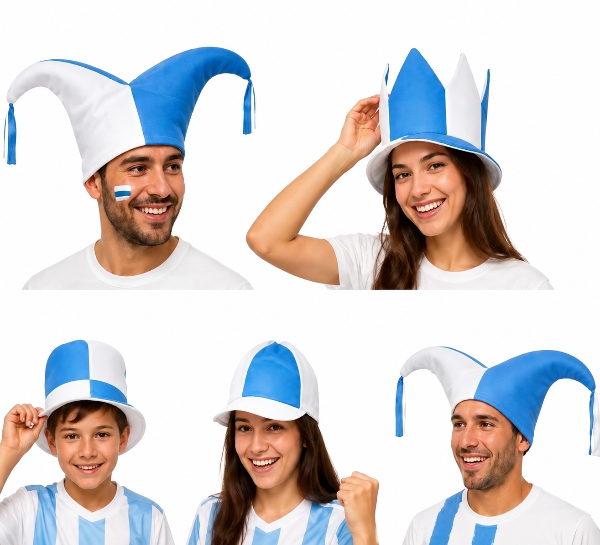 Producto - SOMBRERO JERSEY ARGENTINA MODELOS SURTIDOS X 1