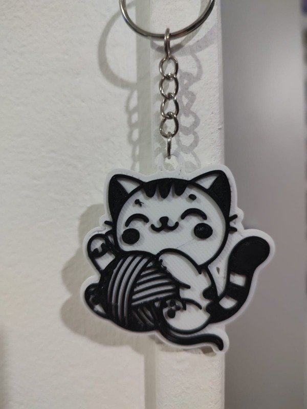Producto - Llavero Gatito Tejedor