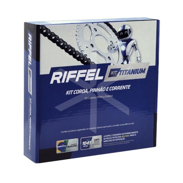 Producto - KIT DE TRANSMISION YAMAHA CRYPTON (15-37 428H) RIFFEL