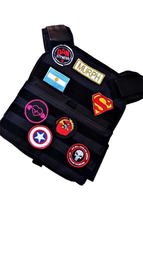 Producto - Chaleco Con Peso 10kg Regulables Negro - Gym - Entrenamiento