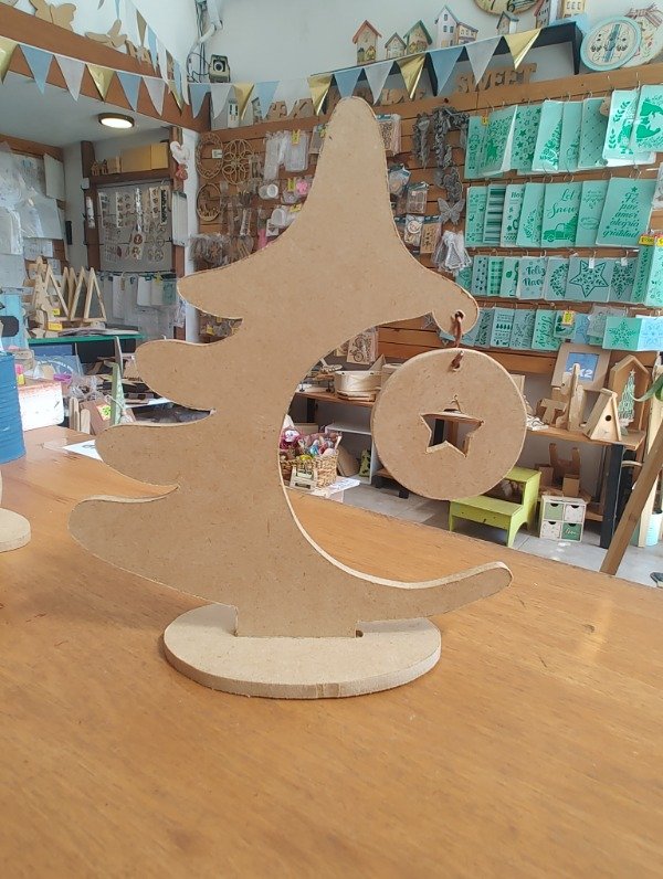 Producto - Arbolito + colgante  navidad mdf
