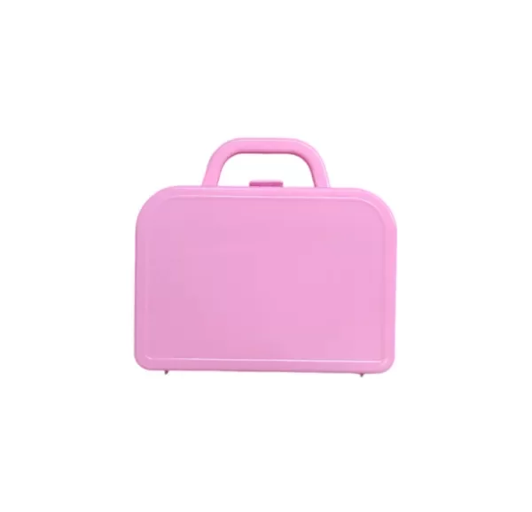 Producto - Valija plástico rosa 13x14x5