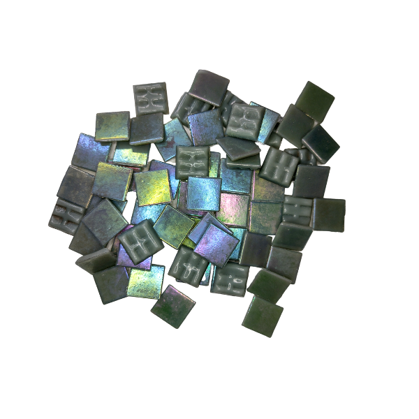 Producto - Venecitas tornasolada gris - 1.6x1.6 cm