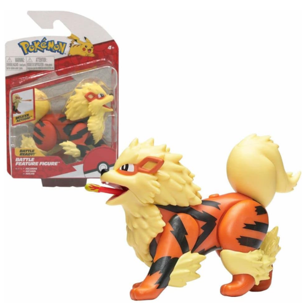 Producto - Pokemon Battle Ready Arcanine Figura Con Mecanismo