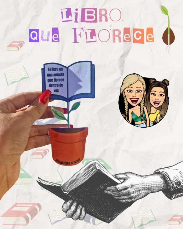 Producto - TARJETA SOUVENIR LIBRO QUE FLORECE
