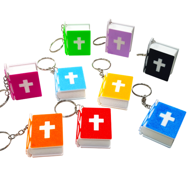 Producto - PROMO Llavero 3D Mini Biblia (PACK X10 UNIDADES)