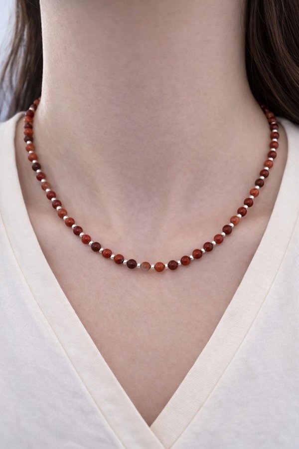 Producto - Choker piedras naturales plata 925