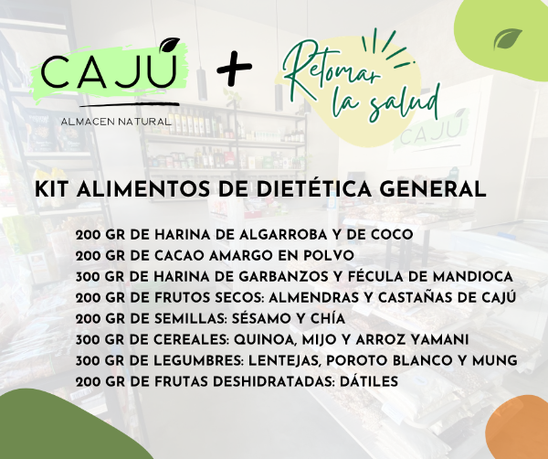 Producto - Kit Alimentos de Dietética General para el Programa Retomar la Salud