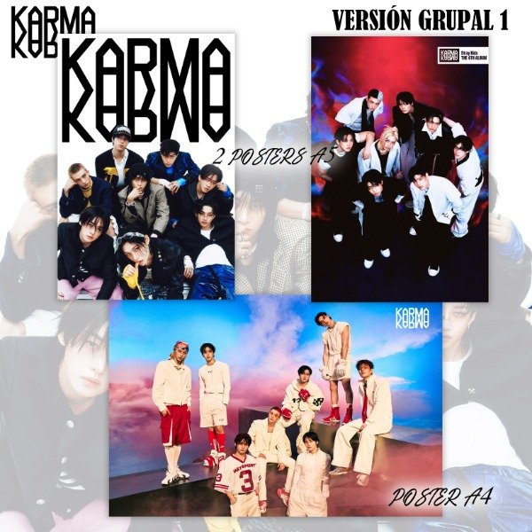 Producto - Set Stray Kids grupal 1- Karma