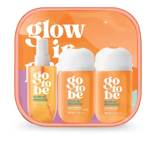 Producto - GO TO BE Travel Set Glow in progress 3 x 100ml