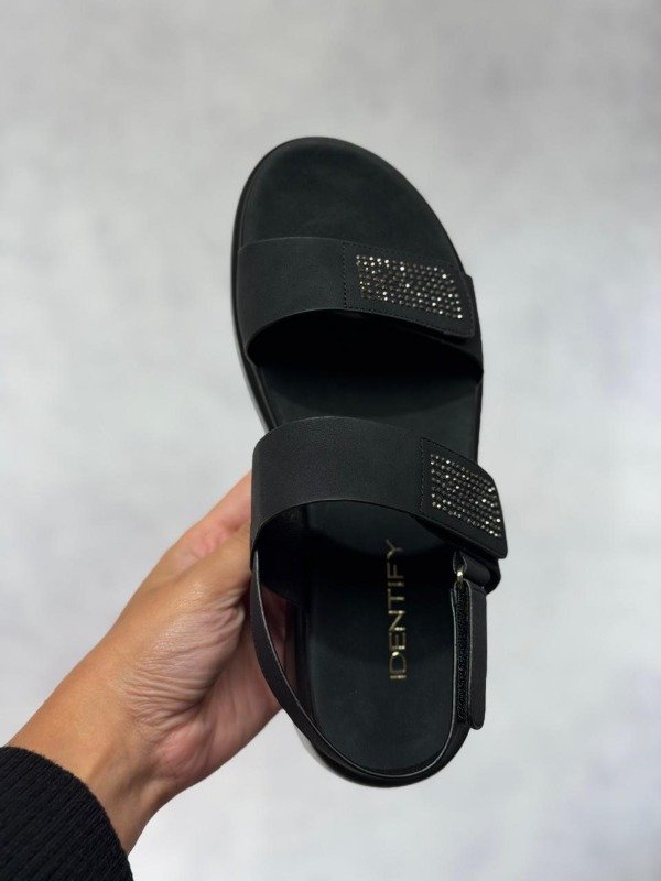 Producto - SANDALIA SASHA NEGRA STRASS 3 ABROJOS - 4