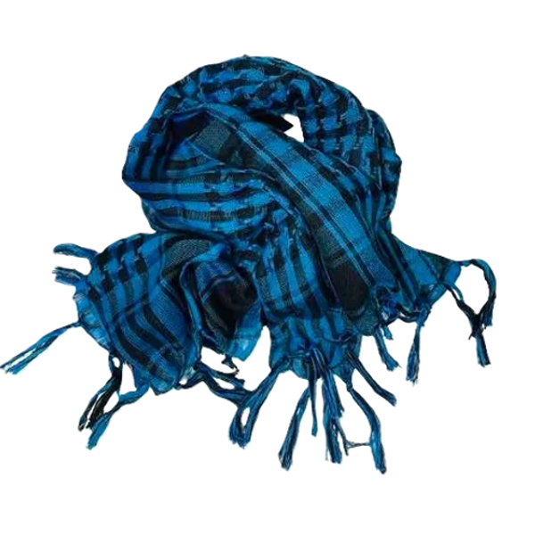 Producto - Pañuelo Sirio Turquesa y Negro