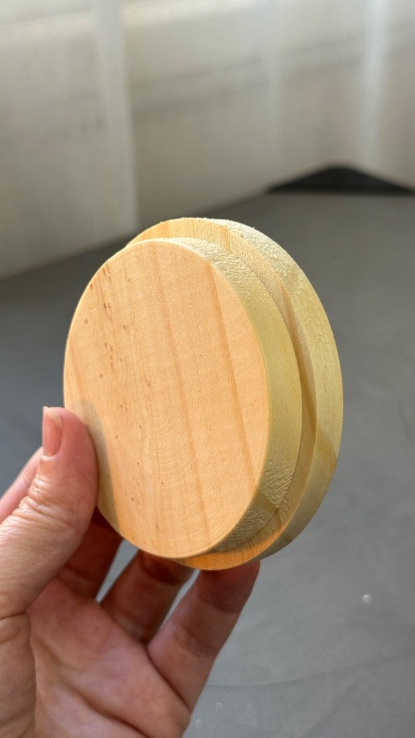 Producto - Tapa de madera torneada