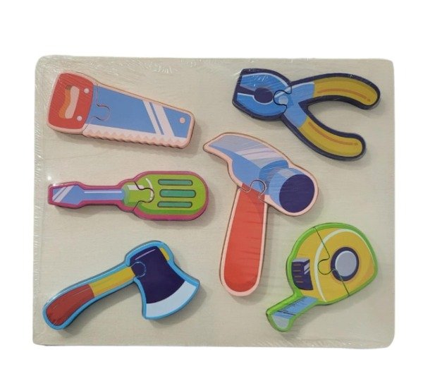 Producto - Rompecabezas 3d Encastre Bloque Madera Montessori 1 A 3 Años - 6