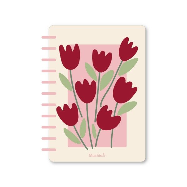 Producto - Cuaderno 001 - Tulipanes A4