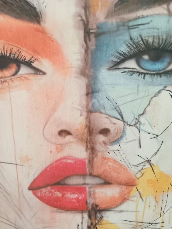 Producto - CUADRO ROSTRO - multicolor 1