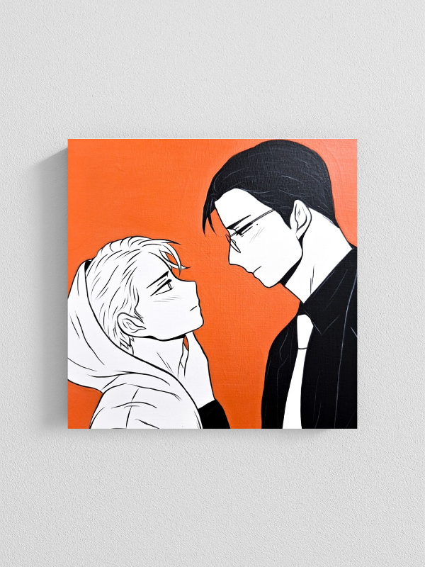 Producto - Cuadro Heesoo y Dojun  -Love is an illusion-