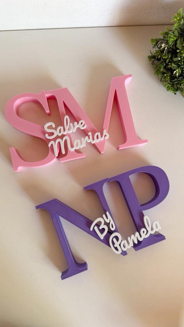 Producto - DOBLE LETRA PERSONALIZADA