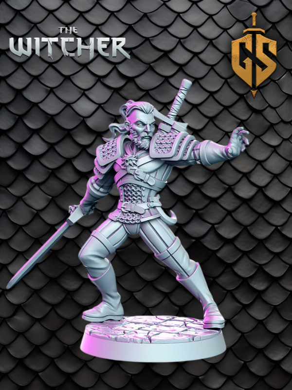 Producto - Geralt de Rivia 30mm - The Witcher