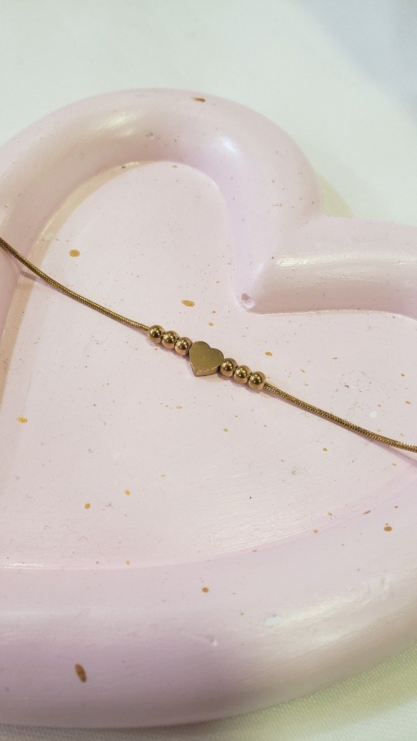 Producto - Pulsera corazon con pelotitas