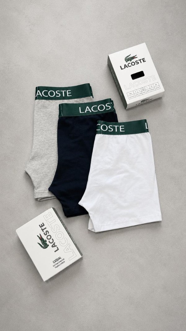Producto - PROMO 3 Bóxers Lacoste