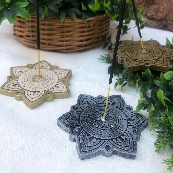 Producto - Porta Sahumerio Flor Mándala