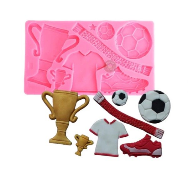 Producto - MOLDE SILICONA SET FUTBOL