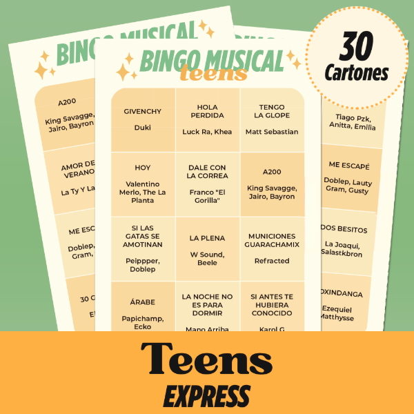 Producto - TEENS (Version Express - 30 Cartones)