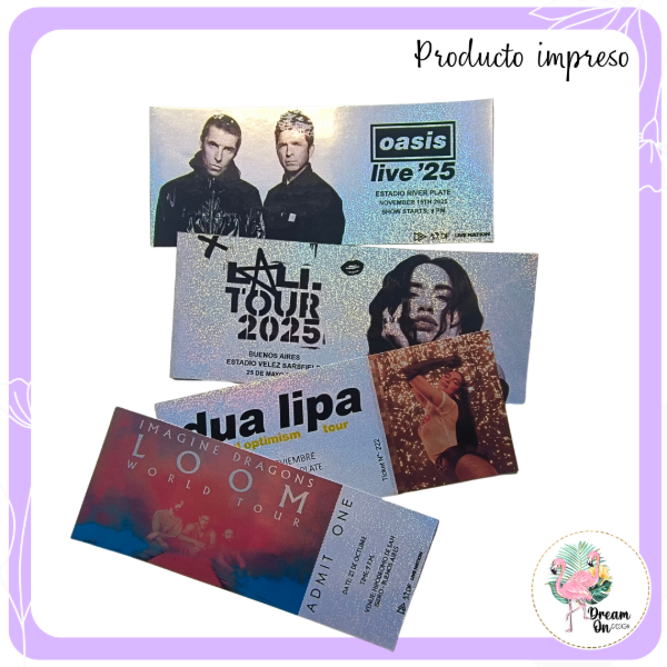 Producto - Dream Ticket - Shows/Tours