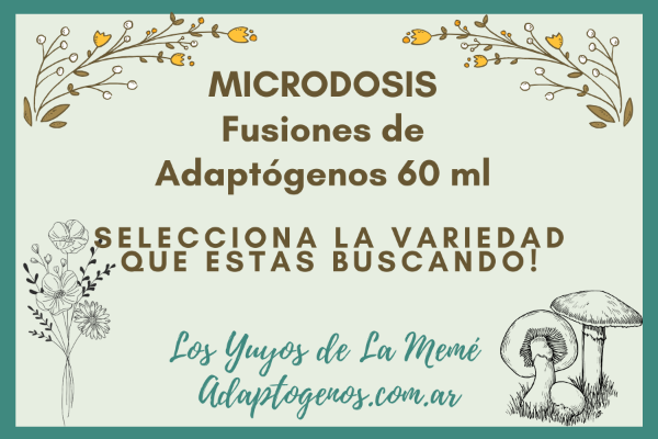 Producto - Fusiones Adaptógenas en Microdosis de 60 ml excelentes!!