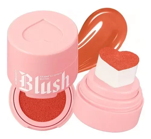 Producto - Rubor Liquido Blush C/esponja Corazon Cushion Mocallure