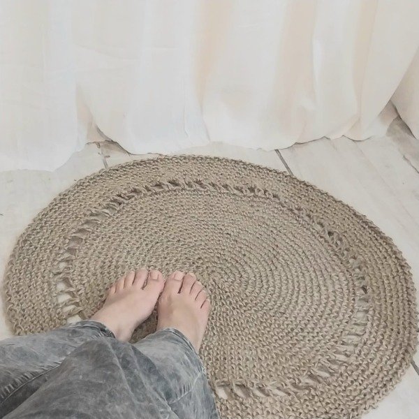Producto - Alfombra Yute 70cm Artesanal - 1