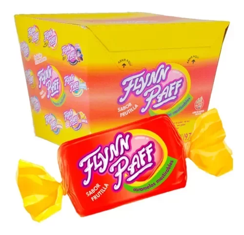 Producto - Caramelo Flynn Paff Frutilla x 70 unidades