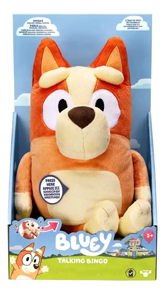 Producto - Peluche Interactivo Bingo Talking 9 Sonidos Bingo