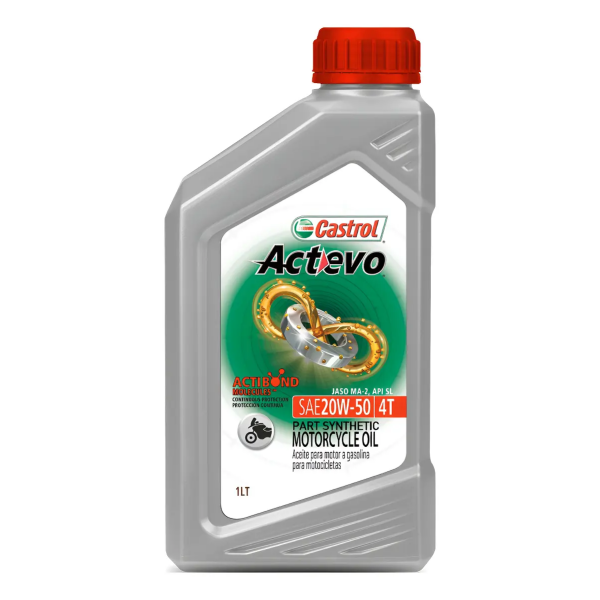Producto - ACEITE CASTROL ACTEVO 4T SEMISINTETICO PART SYN 20W50