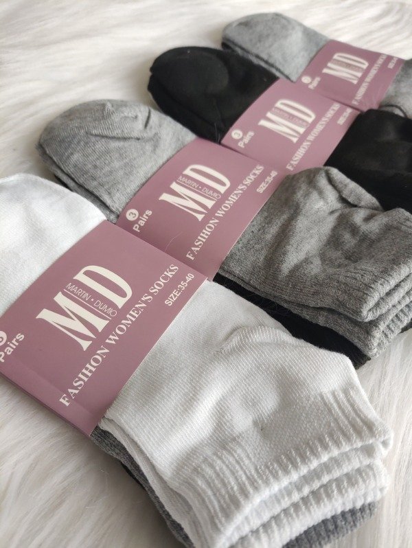 Producto - PACK X3 PARES SOQUETE