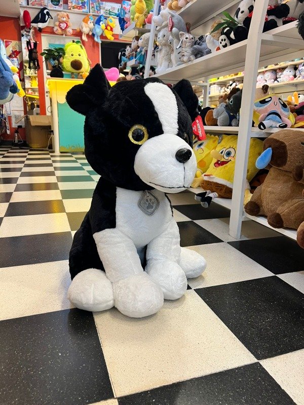 Producto - Perro blanco y negro