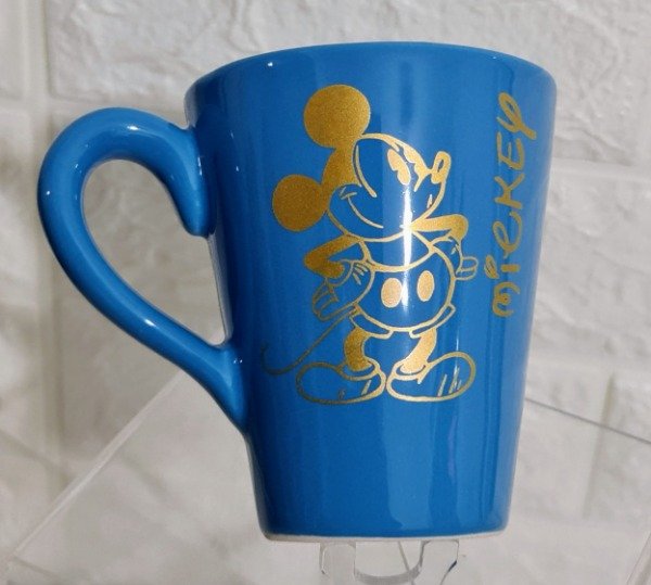 Producto - Taza Cónica Mickey Mouse 250 cc azul con dorado