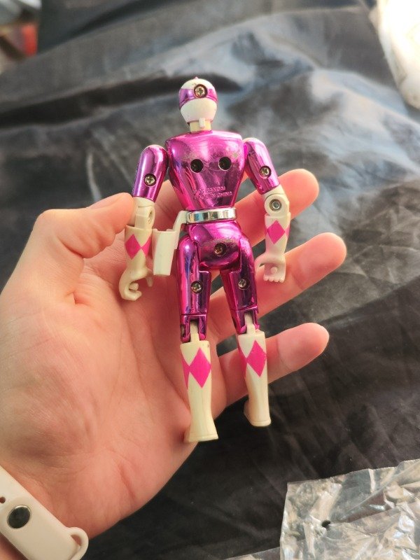 Producto - Ranger Rosa 14 cm Mighty Morphin Movie 1995 Power Rangers Original - 1