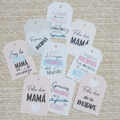 Producto - Tags dia de la madre x9u